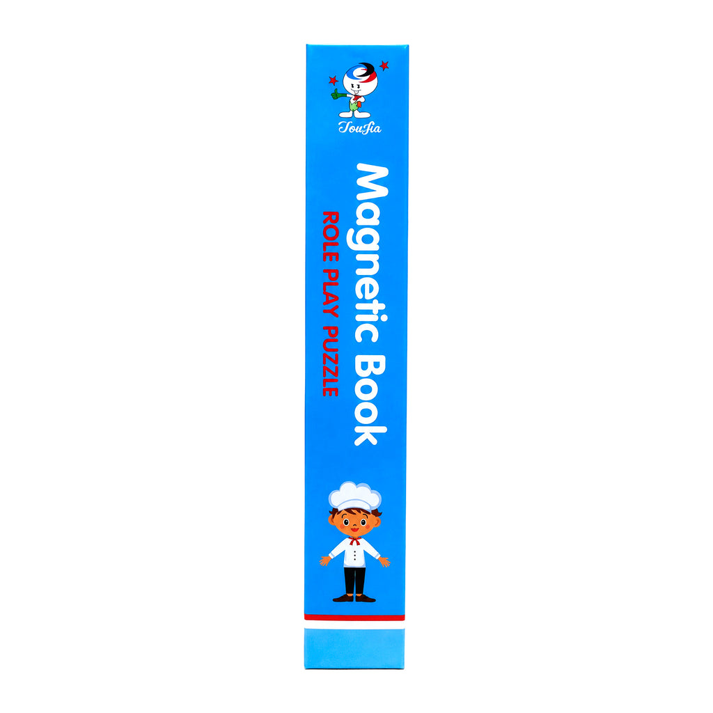 Magnetic accessories and uniforms from the Kojo Role Play Puzzle book