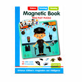 Kojo Magnetic Book Role Play Puzzle contents and magnetic accessories