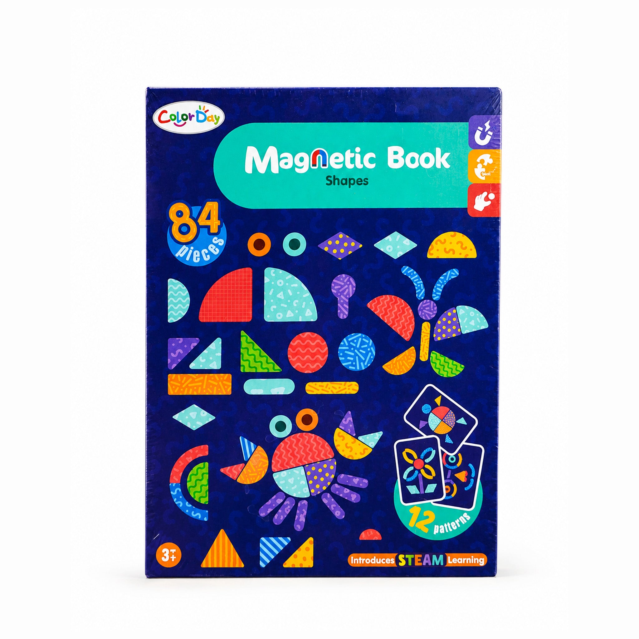 Kojo Magnetic Book Shapes pieces and themed boards