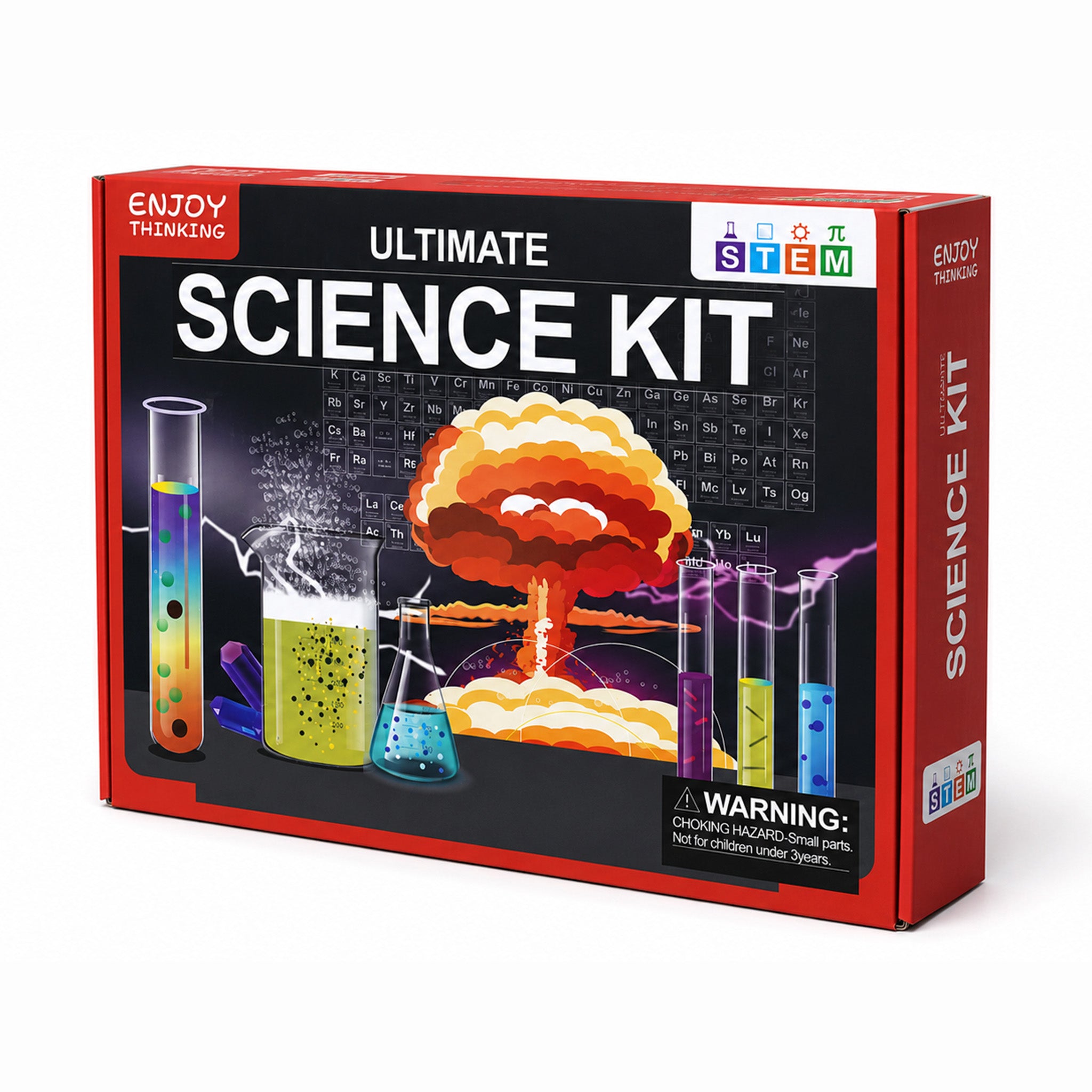 Kojo Science Kit contents — lab equipment and safe chemicals list