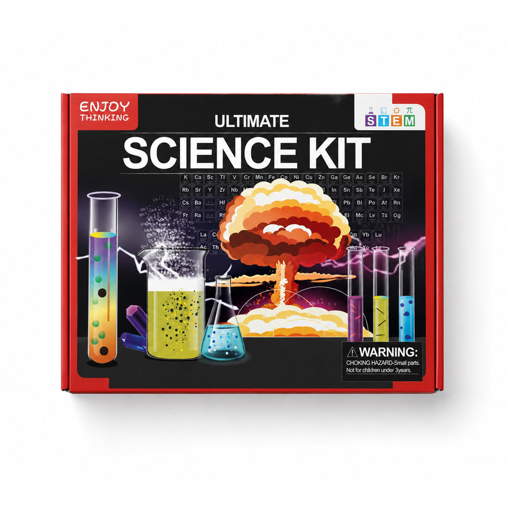 Colourful science experiment from the Kojo Ultimate Science Kit