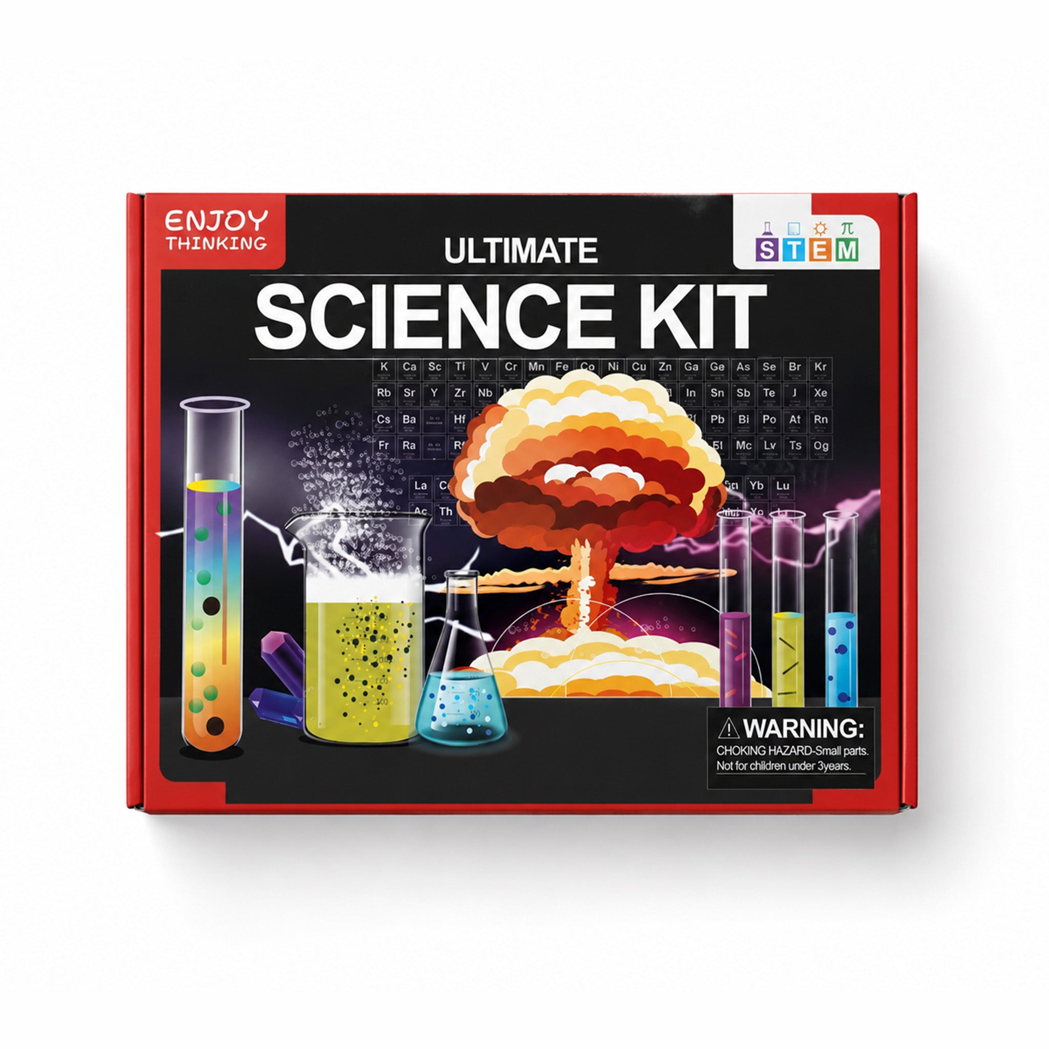Colourful science experiment from the Kojo Ultimate Science Kit