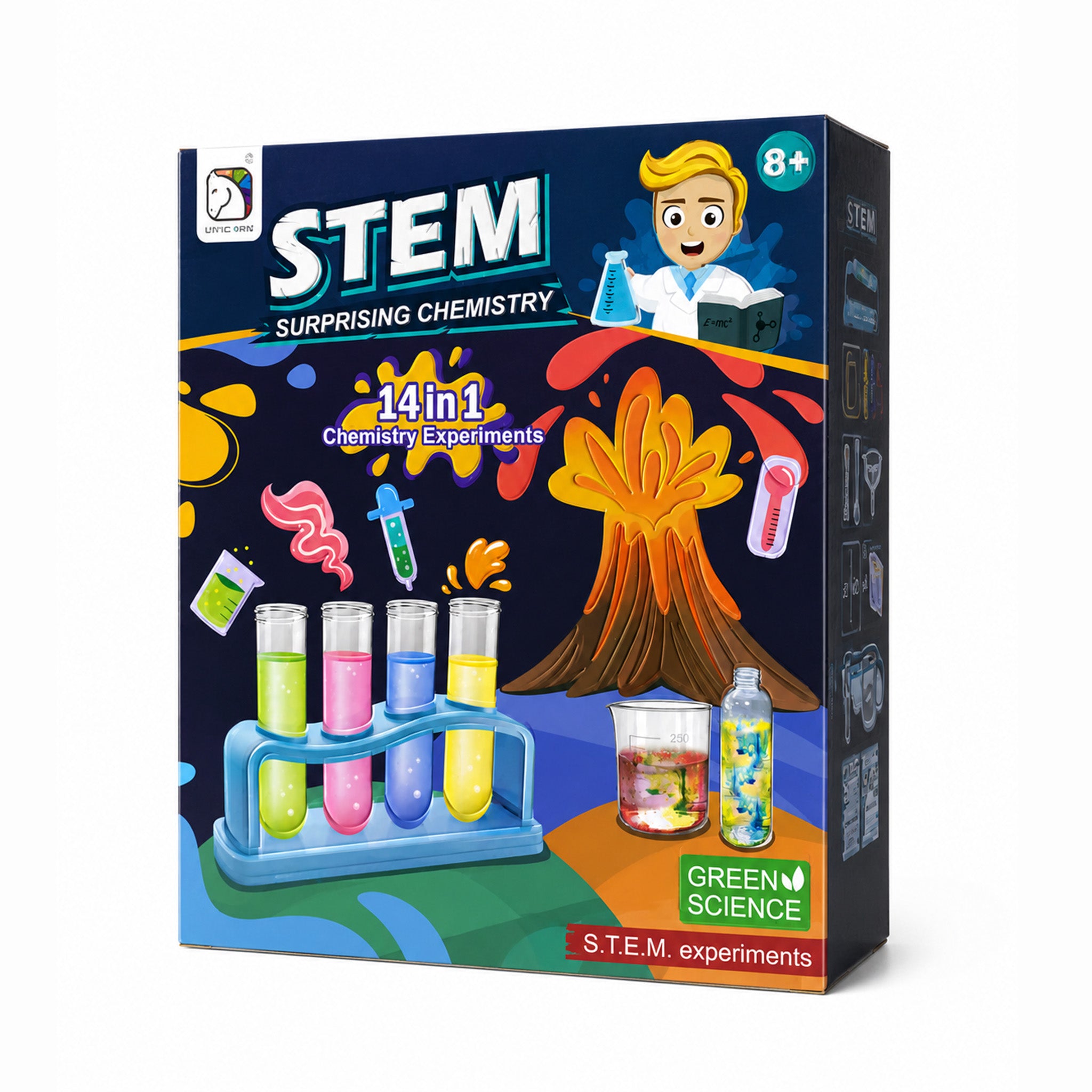 Colour-changing chemistry experiment from the Kojo STEM Chemistry Kit