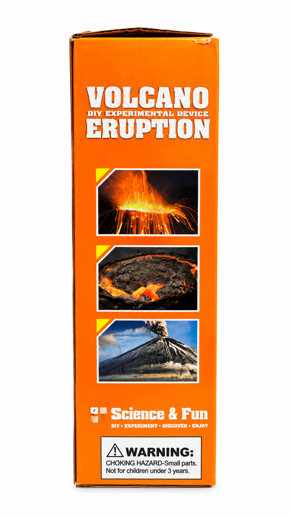 Volcano Eruption kit side panel with real volcano reference photos